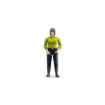 Bruder figurina femeie cu pantaloni albastru inchis